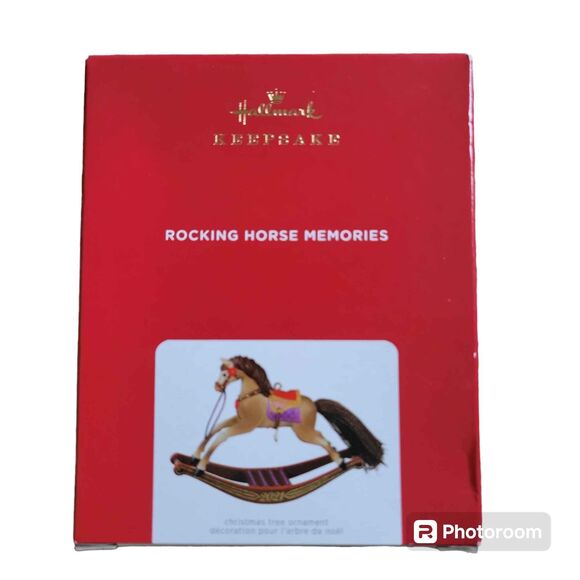 NIB 2021 Hallmark Rocking Horse Memories Ornament - Picture 1 of 4